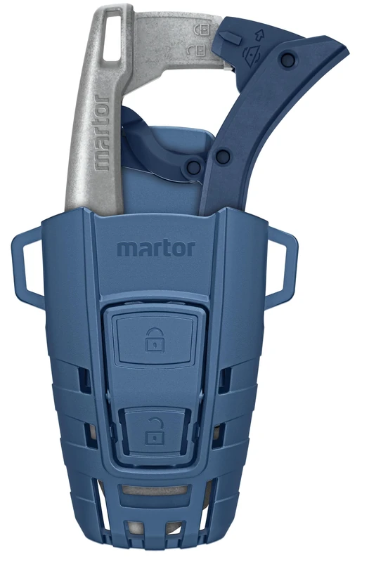 MARTOR SECUNORM 610 XDR Safety Knife with Holster - Bag Opener with Large Special Blade - Dirt Resistant - Easy to Clean - Ergonomic - Metal detectable
