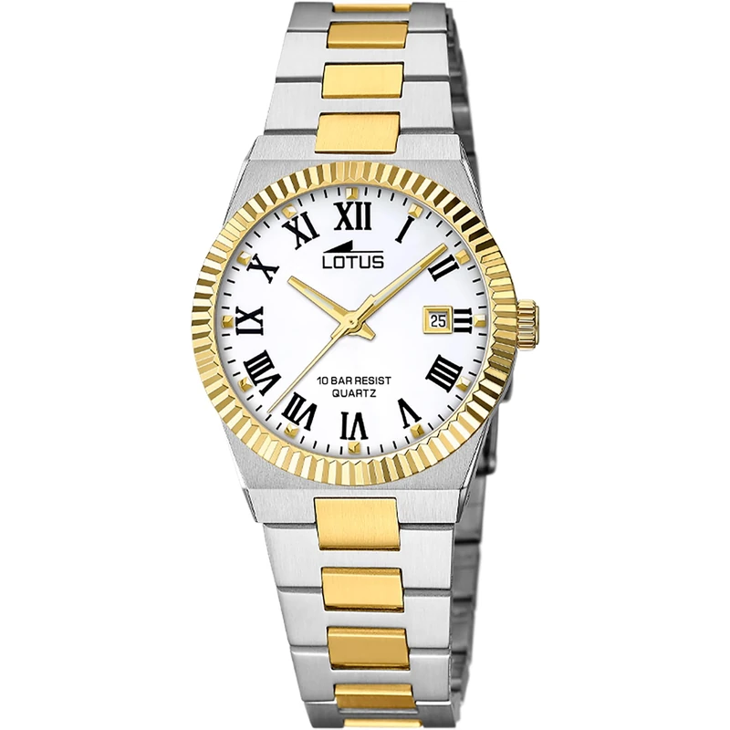 Lotus Ladies Gold PVD PVD-Plated Watch with Steel Bracelet 18839/4