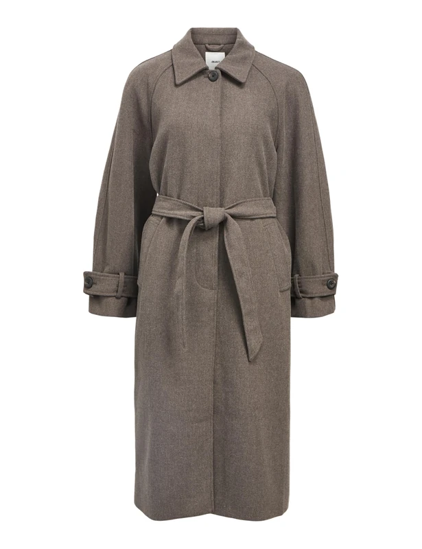 Object Women's Objemma L/S Coat Noos, Morel, 16