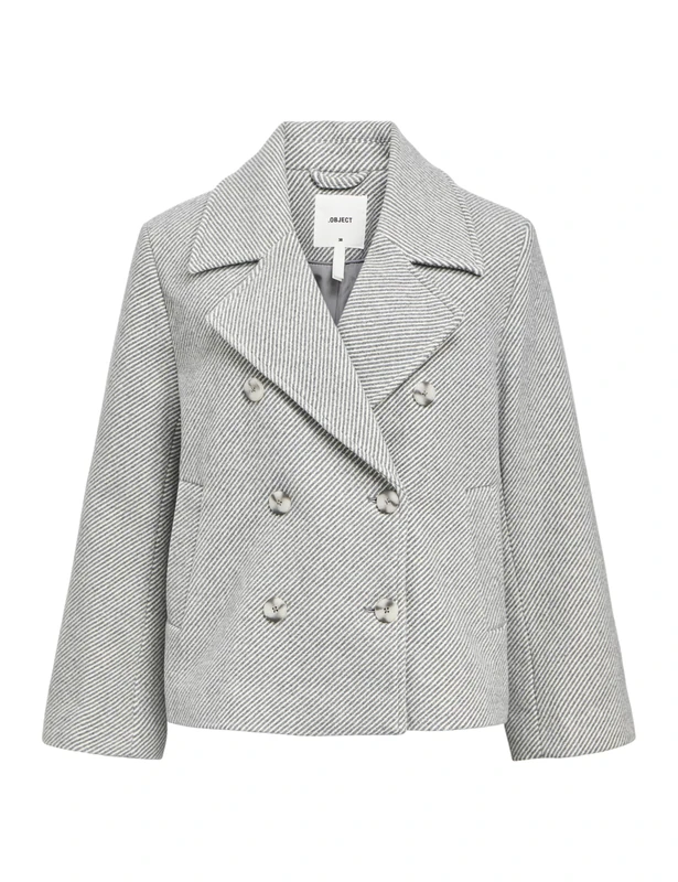 Object Objkeily Noos Women's Short Jacket, Sandshell, Numeric_34