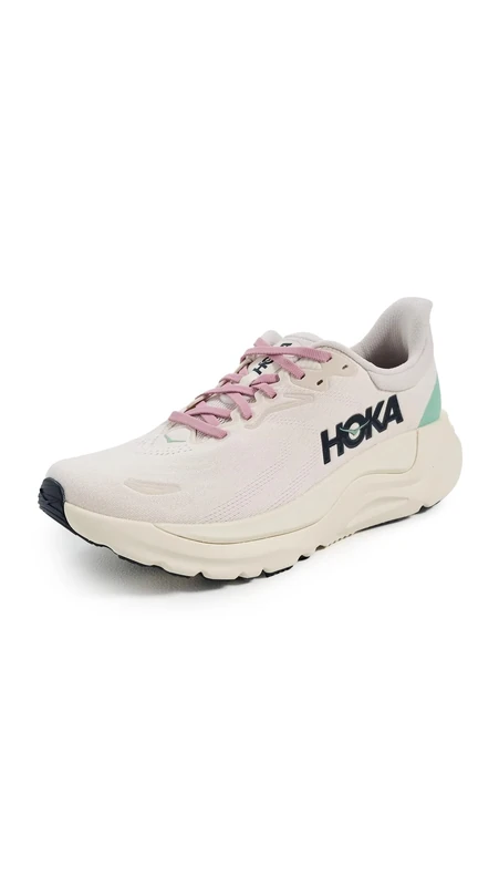 Hoka ONE ONE Women's Arahi 8 Sneaker, Rose Cream/Alabaster, 7.5 UK