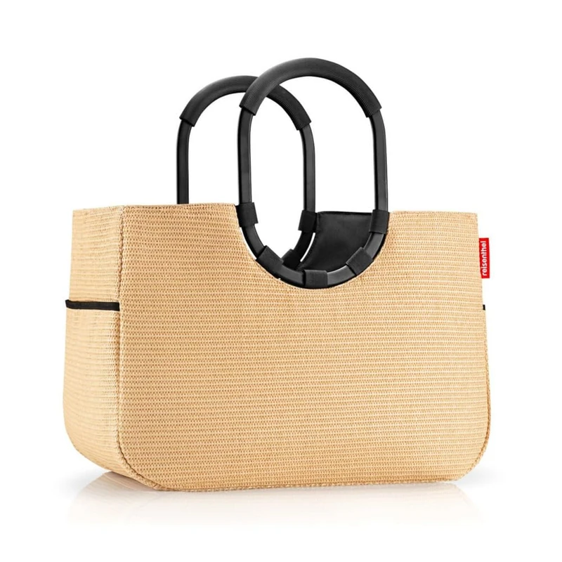 REISENTHEL OR7079 LOOPSHOPPER L FRAME Gym Bag Unisex Adult RAFFIA BLACK Size Unica