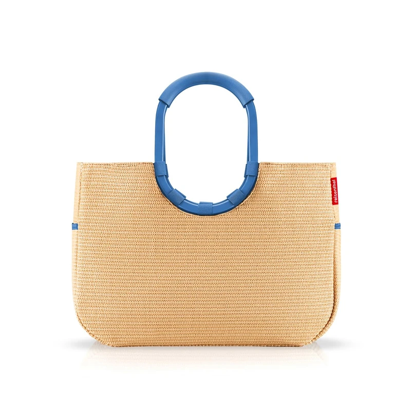 REISENTHEL OR4122 LOOPSHOPPER L FRAME Gym Bag Unisex Adult RAFFIA BLUE Size Unica