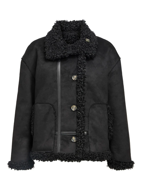 Object Women's Objoaklyn Re Jacket 135, Black, Numeric_36 - Image 1