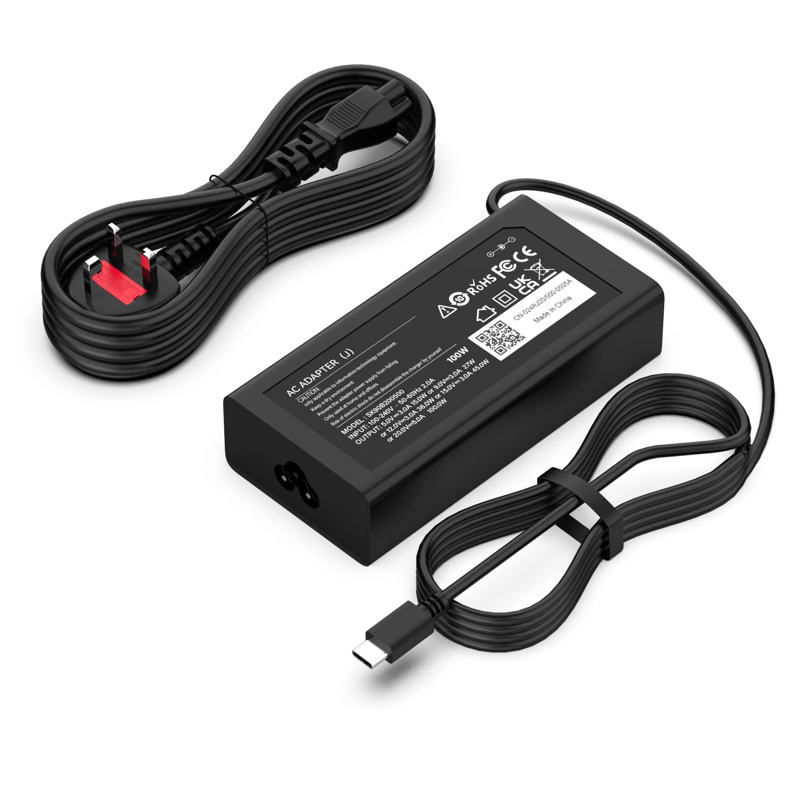 Etssembo 100W USB C Laptop Charger Compatible with HP Spectre X360, 96W 90W 87W 65W 45W USB C Power Adapter for HP Chromebook MacBook Pro/Air Dell Latitude Lenovo Asus and all device with Usb c Port