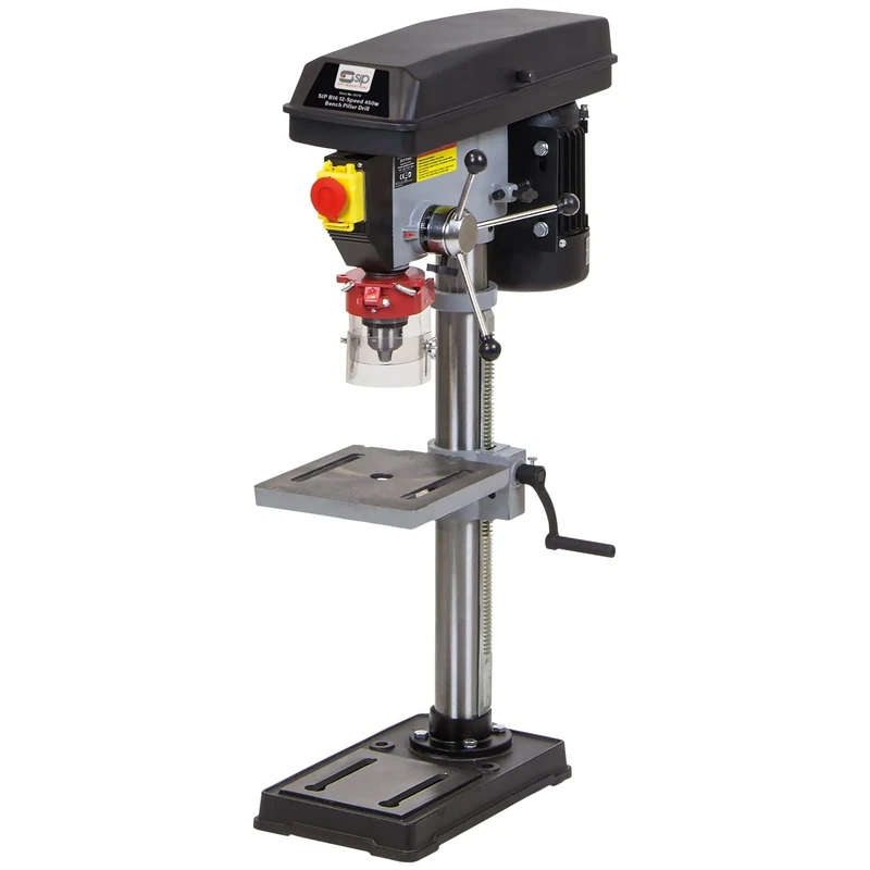 SIP B16 Bench Pillar Drill Press 230V 450W 12 Speed, 16mm Max Drilling Diameter Mild Steel