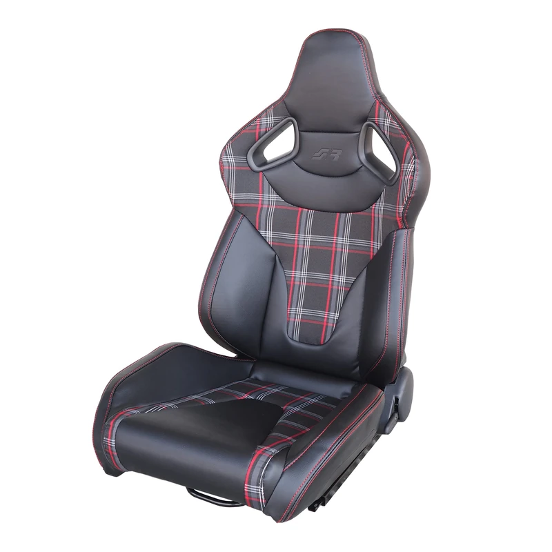 Simoni Racing SRS/13S Jackie Adjustable Sports Seat in Fabric and Eco-Leather, Universal - Adjustment Lever Left - Image 1