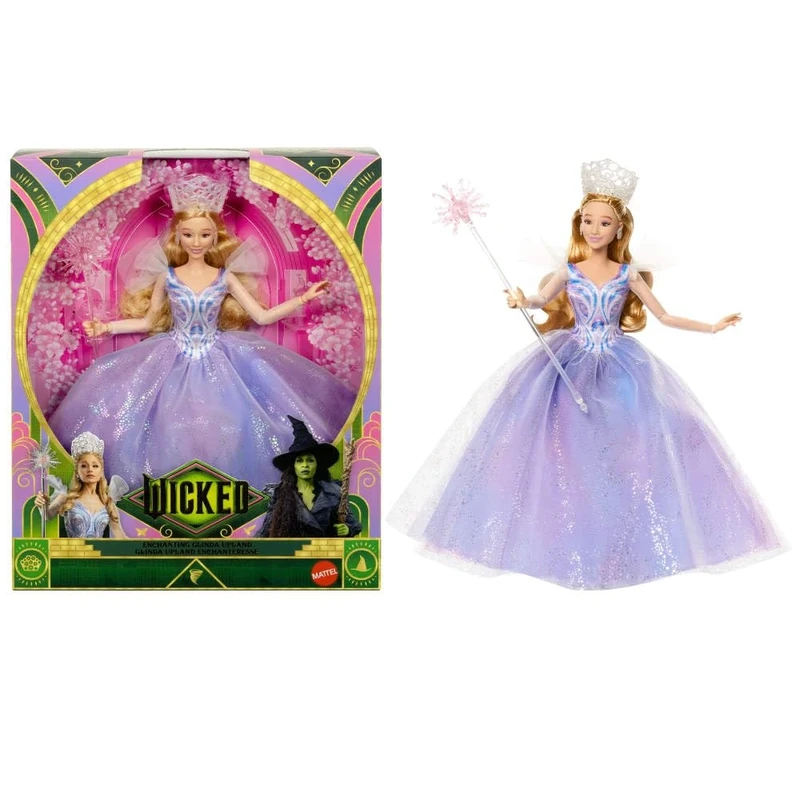 Mattel Universal Pictures’ Wicked: For Good Deluxe Glinda Fashion Doll with Removable Outfit & 3 Accessories, Inspired by the Movie, JFM13