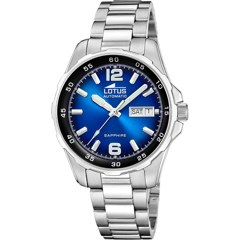 Lotus Mens Stainless Steel Automatic Watch with Steel Bracelet 18997/2