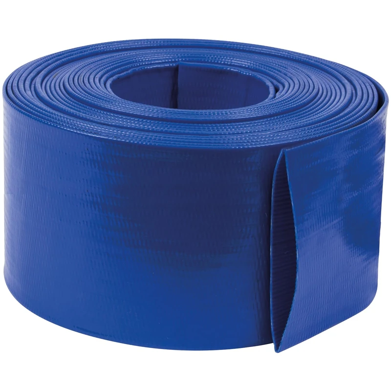 SIP Layflat Water Hose Pipe, 3" 10m PVC Reinforced Delivery Lay Flat Hose Roll Water Pipe