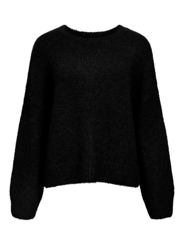 Object Objsaggia Ls Lo Pullover E Wi 24, Black, M