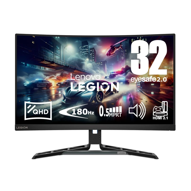 Lenovo Legion R32qc-30 écran plat de PC 80 cm (31.5") 2560 x 1440 pixels Quad HD LED Noir