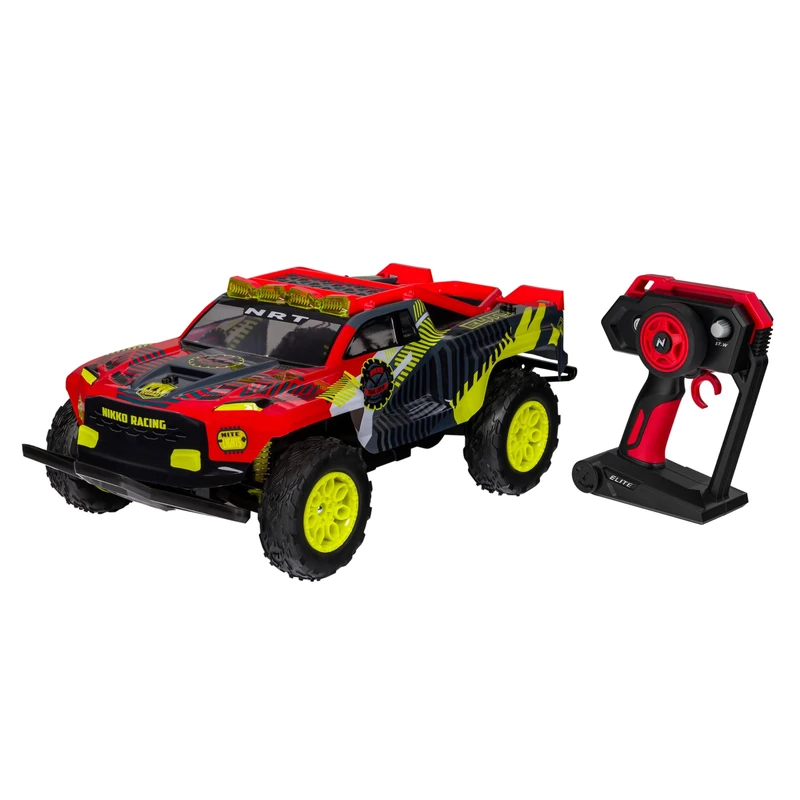 Nikko R/C 10352 Elite Trophy Truck X2 Remote Controlled RC Car, Offroad, Strong Motor with 9.6 V NiMH Battery, Up to 20 km/h, Vehicle for Children from 8 Years and Adults, Approx. 46 cm, Red