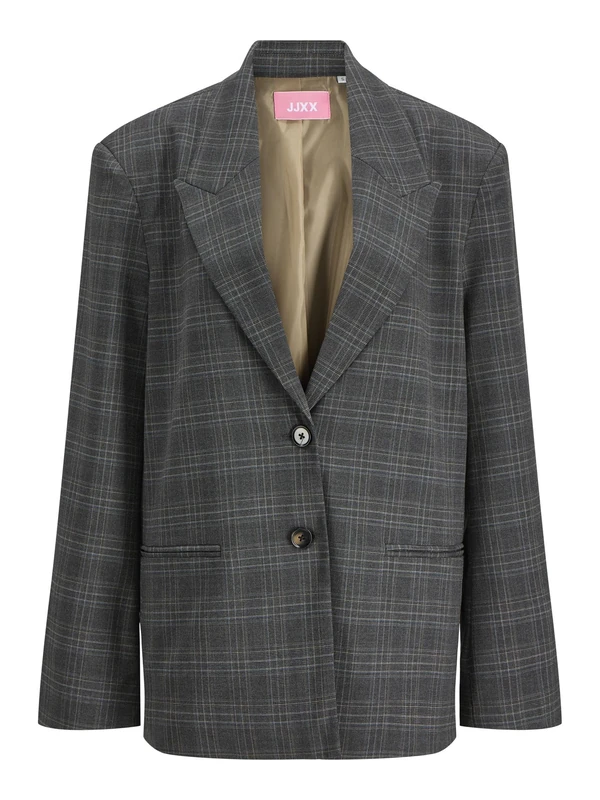 JJXX Women's Jxellis Boyfriend Blazer TLR, Dark Grey Blend, XS