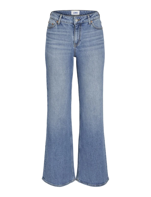 JACK & JONES Women's Jxrome Flared Mw C9189 Jeans DNM Noos, Medium Blue (Medium Blue Denim), 28W x 34L