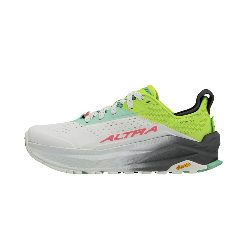 ALTRA Women's AL0A85NK Olympus 6 Trail Running Shoe, Gray Lime