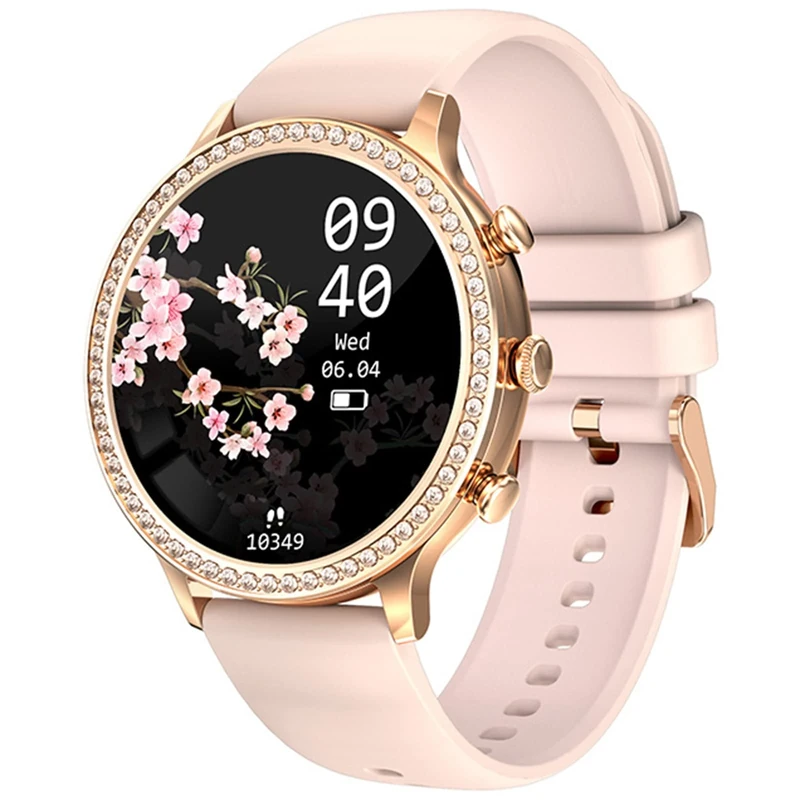 CraftNestUK I70 Women's Smartwatch IP68 Waterproof Multi-Sport Mode Smart Watch With Heart Rate Blood Pressure Physiological Period Monitoring (Pink) - Image 1