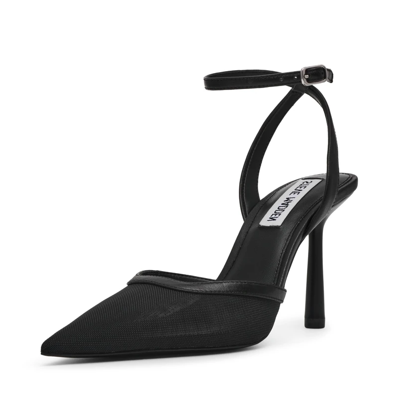 Steve Madden Women's Alliance Pump, Black Mesh, 6.5 UK - Image 1