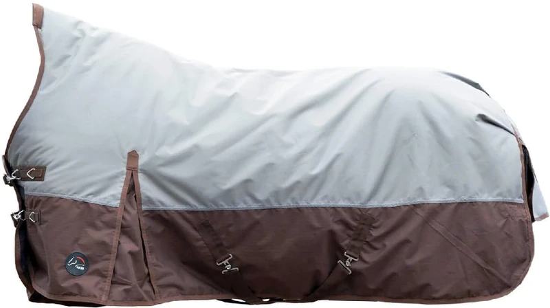 HKM Norwich- 600D, fleece lining Highneck rug Beige/Brown 5'6