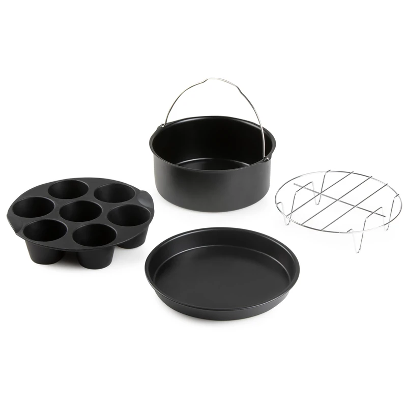 DOMO 167 Accessory Set for Hot Air Fryer - Deli-Fryer - 4-Piece - Image 1