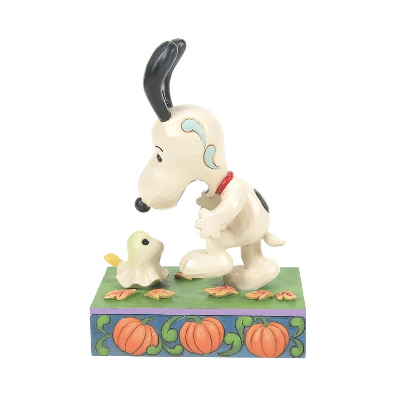 Peanuts by Jim Shore Snoopy With Ghost Figurine
