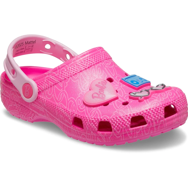Crocs Unisex Kids Clog,Mattel Pink Barbie Classic Clog K,Multi,12 UK Child