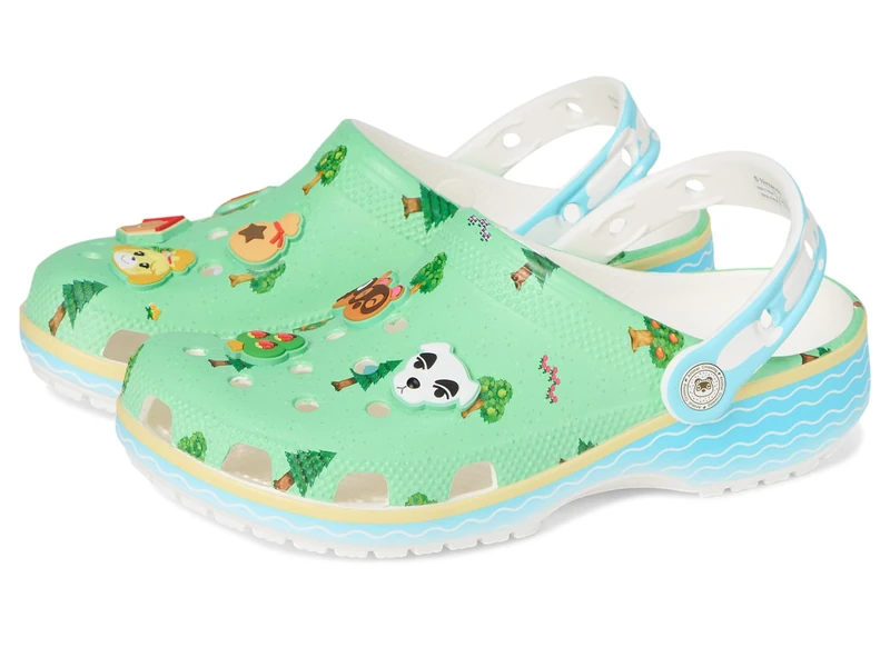 Crocs Unisex Kids Clog,Animal Crossing Classic Clog K,Multi,4 UK Child