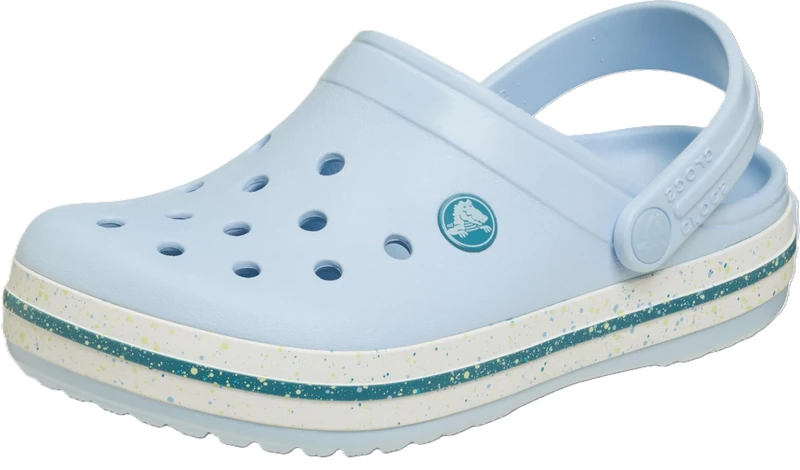 Crocs Unisex Kids Clog,Crocband Speckled Band Clog K,Blue Frost,2 UK Child