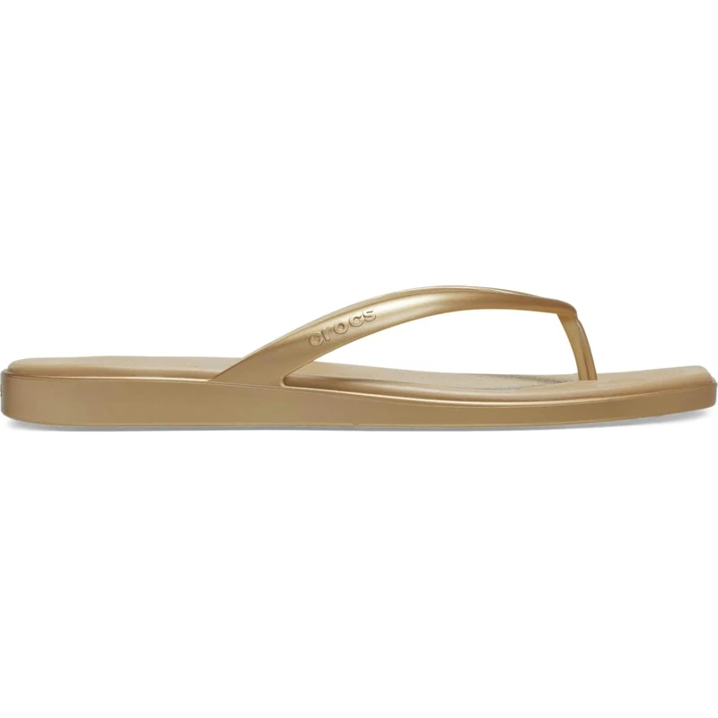 Crocs Women Flip,Miami Metallic Flip,Gold,6 UK Women