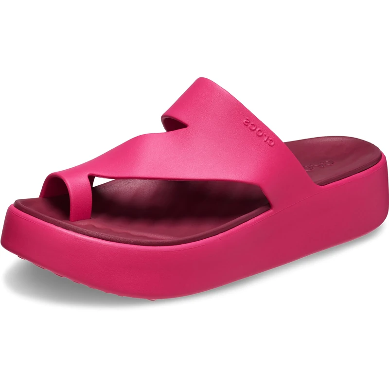 Crocs Women Sandal,Getaway Platform Toe Loop,Dragon Fruit,7 UK Women
