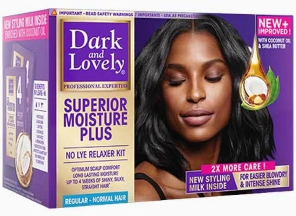 Dark and Lovely Moisture Plus No Lye Relaxer Regular