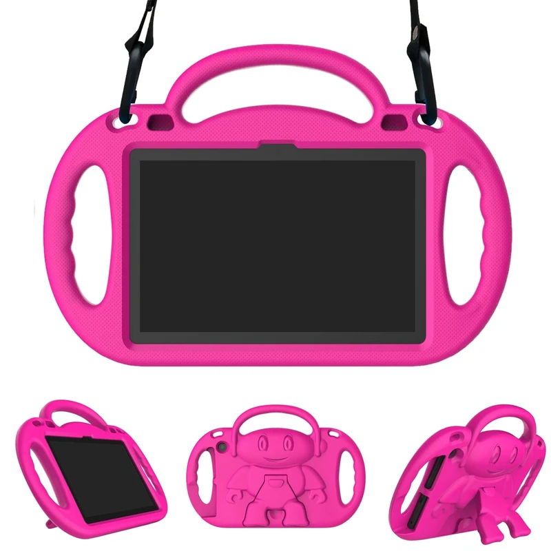 Tablet Protective Case for Kids Fits Tablet, Not Fit iPadinch - Rosa