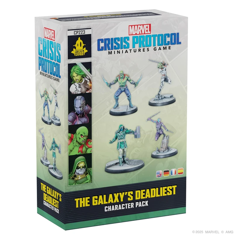 Atomic Mass Games | Marvel Crisis Protocol - The Galaxy's Deadliest Affiliation Pack | Miniatures Game | Ages 14+ | 2 Players | 90+ Minutes Playing Time