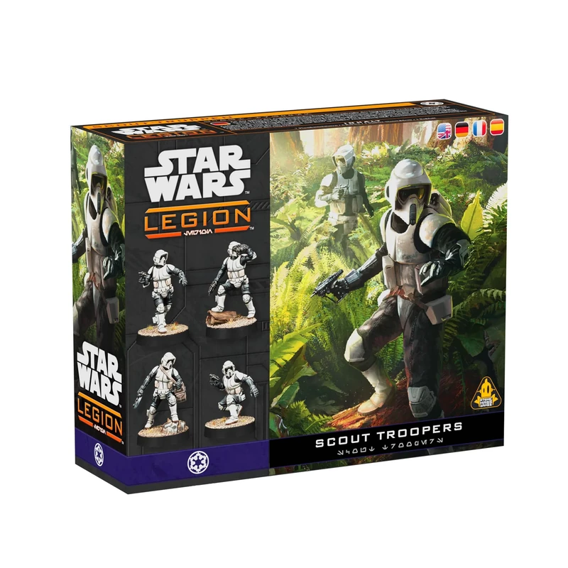 Atomic Mass Games | Star Wars Legion: Scout Troopers | Miniatures Board Game | Ages 14+ | 2 Players | 90+ Minutes Playing Time