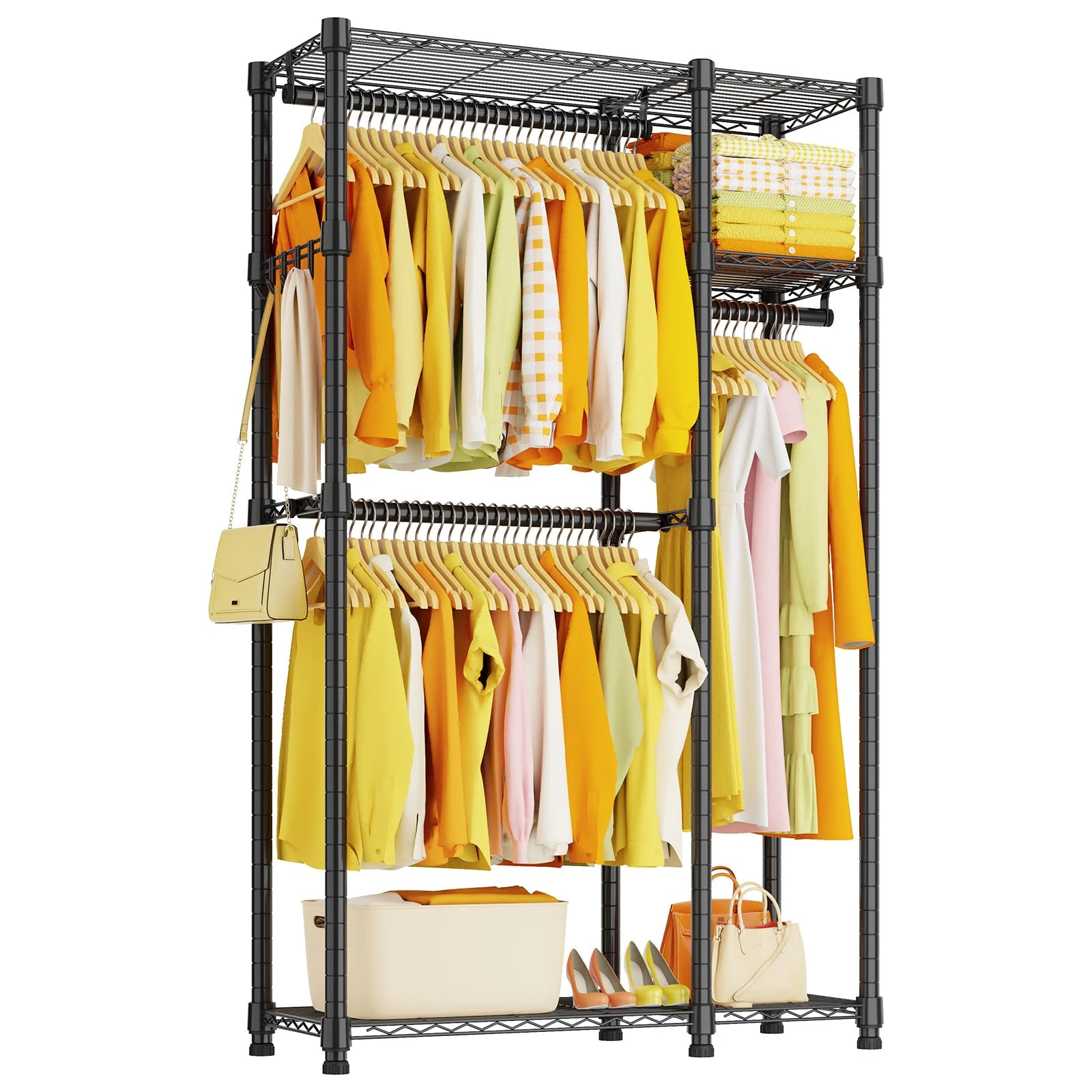 HYSEYY Heavy Duty Clothes Rack 1312PLus