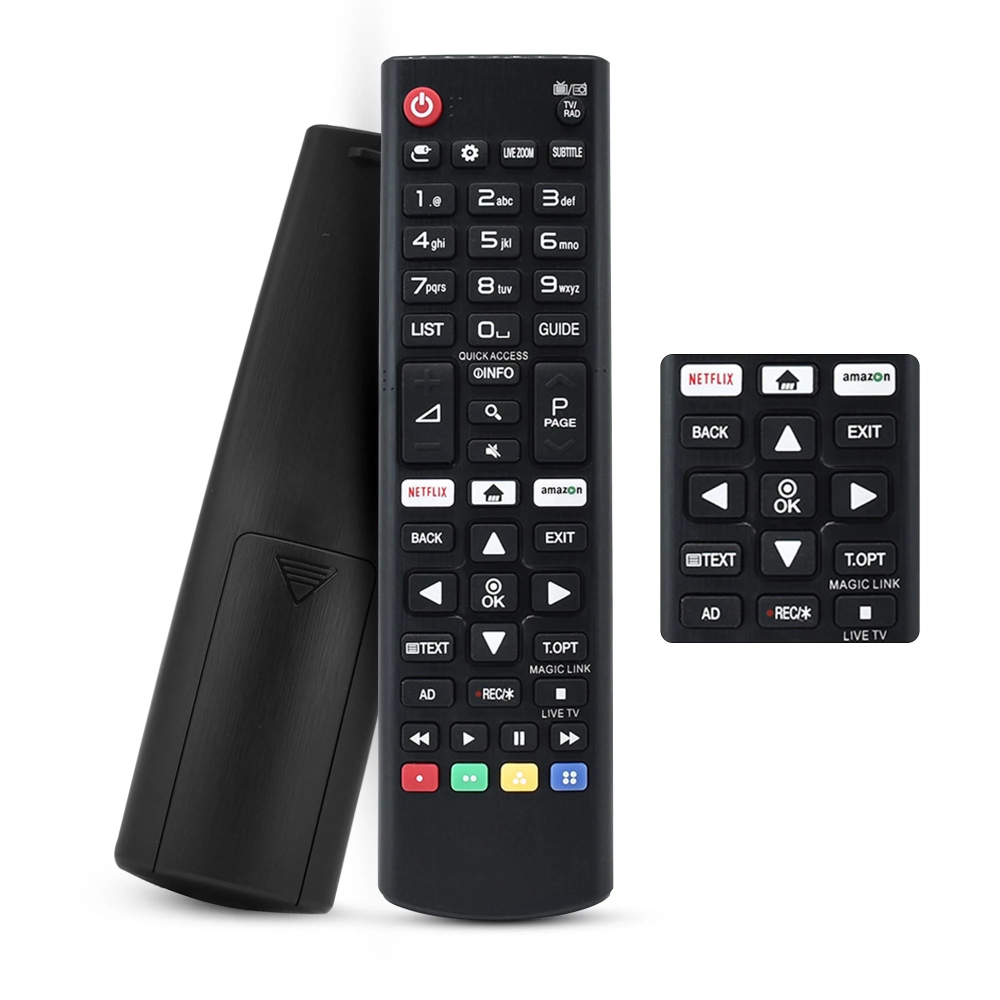 Replacement LG TV Remote Control with Netflix & Prime Video Button, Universal Remote Controller Compatible with HDTV, 3D, LCD, LED, Smart TVs, Long Distance Transmission For All LG TV Models