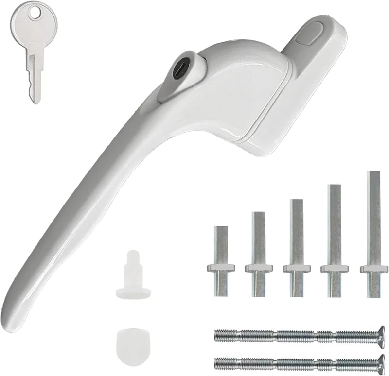 Fizzix Universal uPVC Window Handle Multi-Spindle – Durable Replacement Window Handle for uPVC Windows, Easy Installation