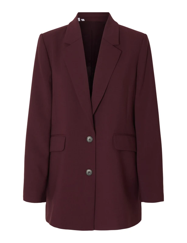 SELECTED FEMME Women's Slfrita Ls Relaxed Blazer Mel Noos, FIG, 12