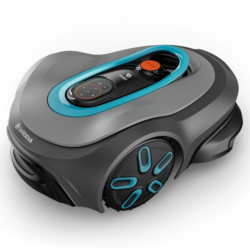 Gardena Smart SILENO max 1200 m² Robotic Lawnmower, for lawns up to 1200 m², LONA Intelligence, Trim-to-Edge, DuoConnect, Quiet Operation, Intelligent Mower with app Control, UK Plug (19902-28)