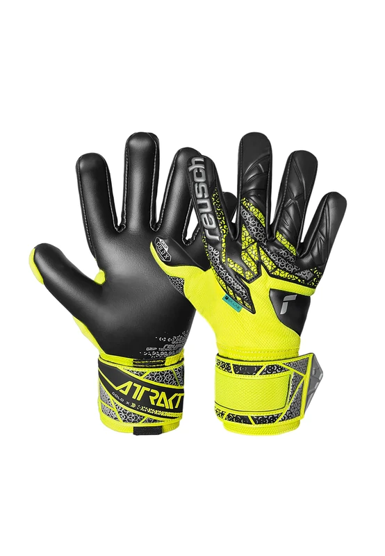 Reusch Attrakt Gold X NC Breathable Goalkeeper Gloves Men and Women Football Gloves for Adults Suitable for All Weather Conditions and Pitch Surfaces