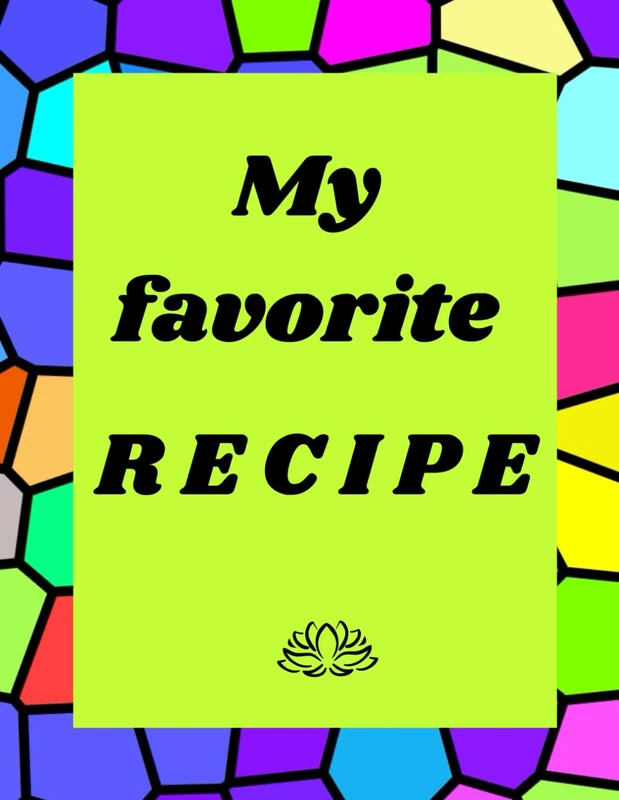 My recipe book: Book to fill with recipes
