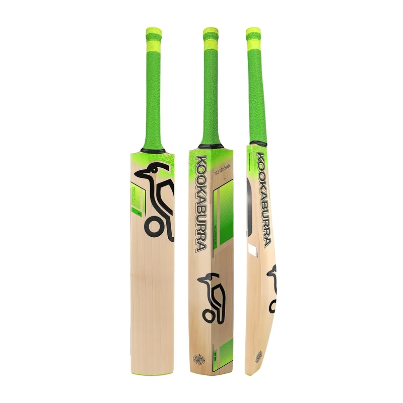 Kahuna 2.1 Cricket Bat, Short Handle, Lime