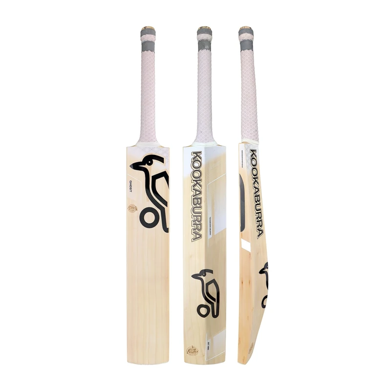 Kookaburra Ghost Pro Cricket Bat, Short Handle, White