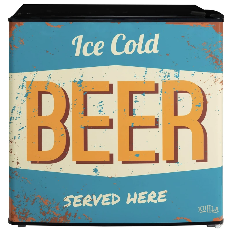 Kuhla Mini Bar Fridge 45L Table Top with Ice Box - Black KTTF0E6B-1011