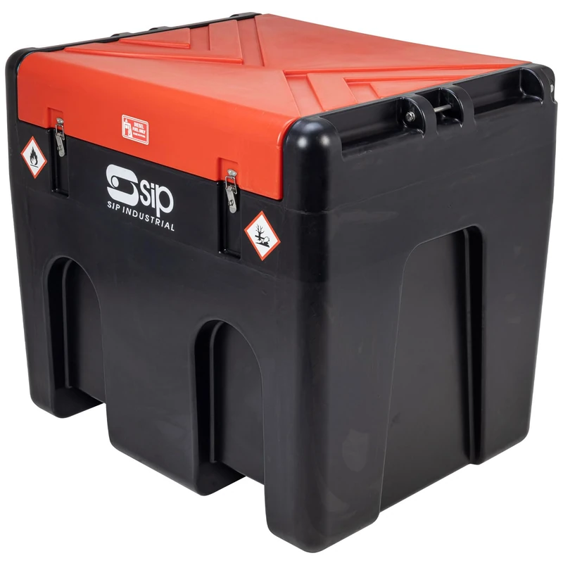 SIP 430L Portable Diesel Tank with High-Flow Transfer Pump, 12V 300W 50L/min Max Flow Rate, Self-Priming Electric Pump