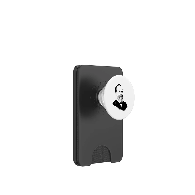 President James Abraham Garfield PopSockets PopWallet for MagSafe