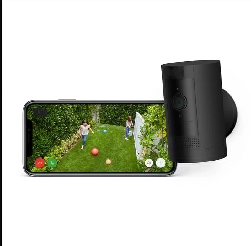 Ring Outdoor Camera Battery (Newest Model Stick Up Cam) | HD wireless outdoor Security Camera 1080p Video, Two-Way Talk, Wifi, Works with Alexa | alternative to CCTV system