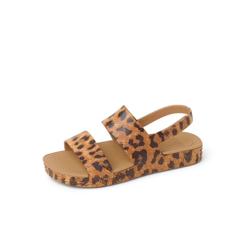 Reef Water Vista Sandals Leopard Print Water Friendly Shoes UK Size 7