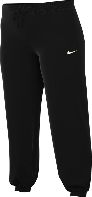 Nike Sportswear Phoenix FZ5998-010 Women's Fleece Oversized Tracksuit Bottoms (Large Size), Black/Sail, FZ5998-010, 3X