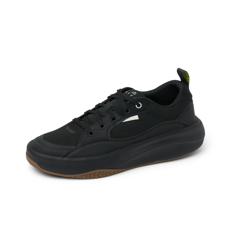Reef Mens Shoes, Fanning, Black/Silver, 8 UK